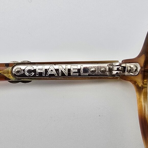 Chanel 3251 c.1413 Light Tortoise Round Eyeglasses Frame Italy 44-21-140 - Picture 8 of 15